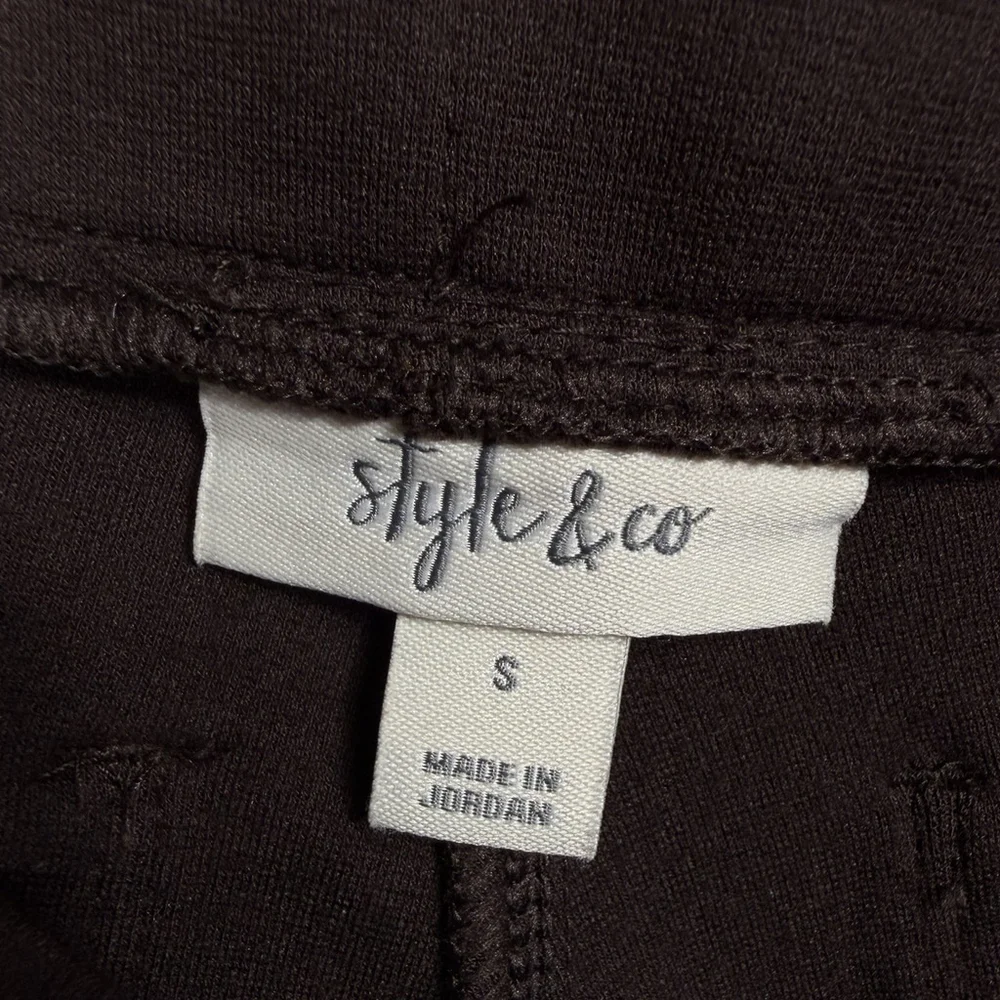 Style & Co. Stretch Womens Dress Pants Size Small Black